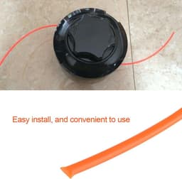 Vervangingsdraadspoel voor trimmer - 2.4mm trimmerlijn - nylon koord - ronde draad - benzine grasmaaier - 50 miljoen — thumbnail 3