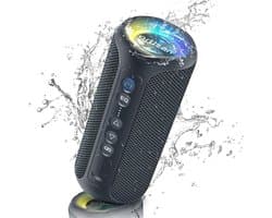Krachtige Draagbare Bluetooth-luidspreker met RGB LED en IPX7 Waterdicht, 40W, 30 Uur Speeltijd