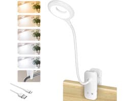 Clip-on leeslamp voor bed met 25 instellingen - Oogbescherming LED nachtlamp