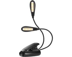Led Leeslamp voor Boeken met Klemmontage en Dimbare Verlichting - USB Oplaadbaar en Flexibel