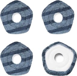 4 Stuks Mop Pads geschikt voor Eufy X10 Pro Omni en Eufy X9 Pro Robot Stofzuigers — thumbnail 1
