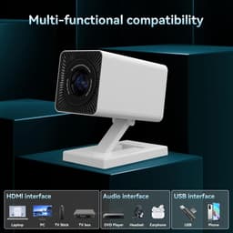 Mini Beamer - Projector met Wifi - Bluetooth — thumbnail 2