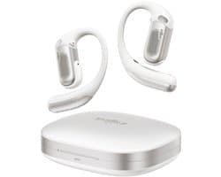 Shokz OpenFit Pro ANR Open-ear Draadloze Oortjes – Adaptieve Ruisonderdrukking - Dolby Atmos + headtracking - 50 Uur Afspeeltijd - Wit