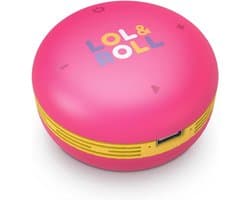 Draadloze Kinder Bluetooth Speaker met Muziek Delen en Volumebegrenzing - Roze