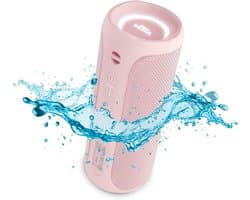 Draagbare Bluetooth Speaker 25W Waterdicht met Powerbank Functie (Roze)