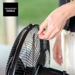 Stilstaande Tafelventilator 40 cm - Krachtige 45W Ventilator met 3 Snelheden en Oscillerende Functie — thumbnail 2