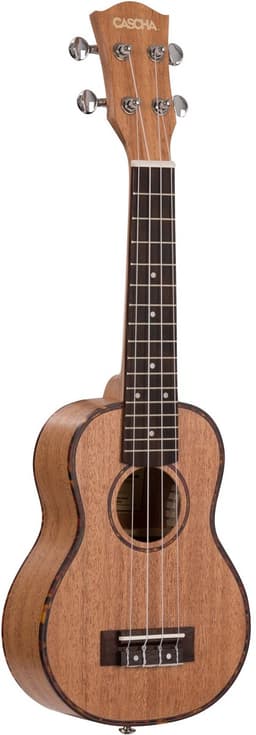 Cascha HH 2027 Premium Mahogany sopraan ukelele set (4-talig) — thumbnail 2