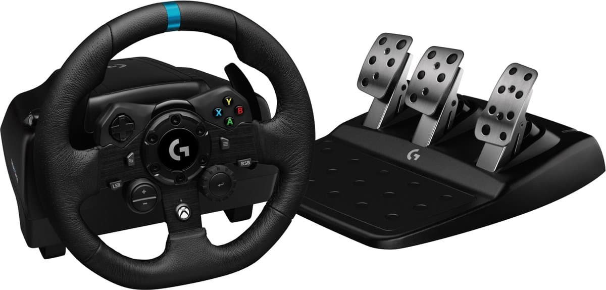 Logitech G G923 SE Zwart USB 2.0 Stuur + pedalen + joystick Xbox, Xbox One, Xbox Series S, Xbox Series X — afbeelding 1
