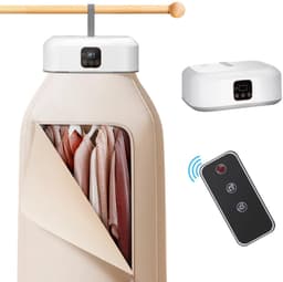 Draagbare wasdroger, mini-wasmachine met afstandsbediening, kleine opvouwbare elektrische droger met droogtas. Geschikt voor op reis, in de camper, thuis en in het appartement. — thumbnail 1