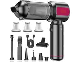 Kruimeldief Draadloos - Auto Stofzuiger - Handstofzuiger - Grijs