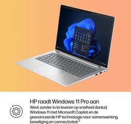"HP EliteBook 6 EB6G1i14 U7 255U 14 32GB/512 PC NL Copilot+ PC Intel Core Ultra 7 Laptop 35,6 cm (14"") WUXGA DDR5-SDRAM 512 GB SSD Wi-Fi 7 (802.11be) Windows 11 Pro AI PC Zilver" — thumbnail 3