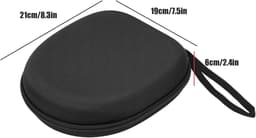 Hoofdtelefoon Draagtas - Reistas voor Audiokoptelefoon - Opbergcase Zwart - Compatibel met Sony, Alice, AKG, Pioneer, Sennheiser, Goethe, LeTV — thumbnail 10