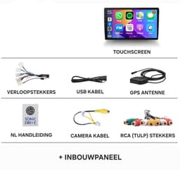 Autoradio 4/64GB met Carplay en Android auto | Geschikt voor Toyota Yaris 2012-2017 | Radio scherm met Navigatie | 2012 2013 2014 2015 2016 2017 | XP130 Met screencleaner — thumbnail 4