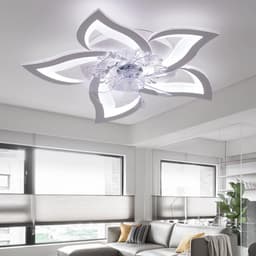 LED Plafondventilator met Dimbare Verlichting en Afstandsbediening — thumbnail 1