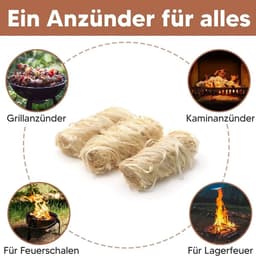 Natuurlijk Vuurstarter - Houtstokken - 100% Natuurlijk - Lange Brandtijd - Hout - Voor Buitenliefhebbers - 30/100 Stuks — thumbnail 2
