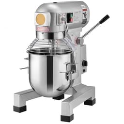 Commerciële Keukenmixer - Standmixer 10L - 550W - 3 Snelheden - RVS Mengkom - 3 Menghulpstukken - Deegmixer — thumbnail 4