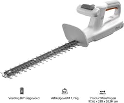 Litheli U20 - Accu Heggenschaar - 56cm Bladlengte- Dual-action Messen- 18mm Snijcapaciteit — thumbnail 2