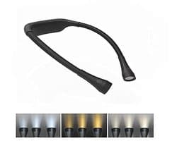 Oplaadbare LED leeslamp met 4 lichtmodi en dimfunctie