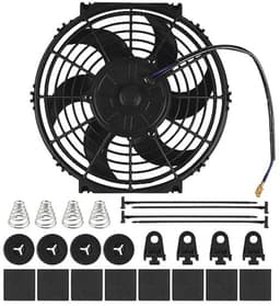 Universele Auto Koelventilator 10 Inch 12V 80W – Elektrische Ventilator voor Auto en Vrachtwagen — thumbnail 2
