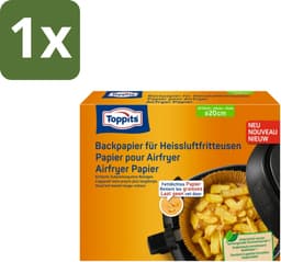 Toppits – Airfryer Papier – 20 cm – 20 Zakjes - 1 stuk — thumbnail 1