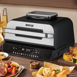 XXL Heteluchtfriteuse Combi met Grillpan - 6L Capaciteit en 6 Kookstanden - 1800W — thumbnail 3