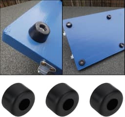 Cosensi - Rubber Voeten voor Subwoofer Speaker en Road Case - Set van 16 - 25x15mm - Zwart - Meubels - Roestvrij Wasmachine — thumbnail 4