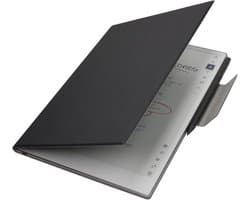 Dunne Beschermhoes met Pennenzakje voor 11.8 inch E-reader Tablet - Zwart