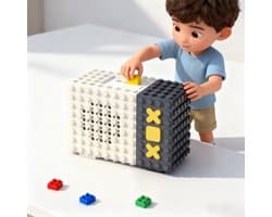 Draagbare Bluetooth Speaker met Stereogeluid en Bouwsteen Design - Draadloos & Lange Speeltijd