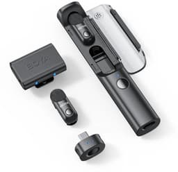 Magic 03 Wireless Mic – 2 TX + 2 RX – Type-C & 3.5mm – Incl. Charging Case — thumbnail 5