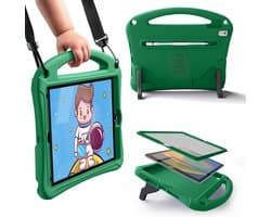 Robuuste Kinderhoes voor iPad 10.2 inch (7e/8e/9e Gen) & 10.5 inch Air/Pro - Schokbestendig met Standaard, Schouderriem en Screenprotector