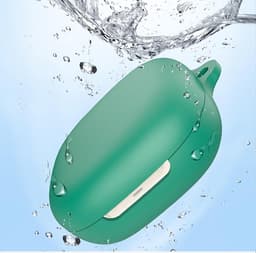 Flexibele Silicone Beschermhoes voor Draadloze Sportkoptelefoon - Schokbestendig en Stofwerend — thumbnail 2
