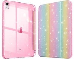 Glitter Case voor iPad 11 Inch en 10.9 Inch - Bescherming met Auto Wake/Sleep en Ingebouwde Penhouder