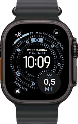 Apple Watch Ultra 3 Cellular 49mm Black Titanium Case with Black Ocean Band — thumbnail 2