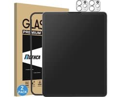 Matte Schermbeschermer en Camera Lens Protector voor iPad Pro 11 en iPad Air 5 (2022/2021/2020/2018) - Antireflectie, 9H Hardheid, Gehard Glas