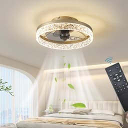 Moderne Plafondventilator met Verlichting en Afstandsbediening - Dimbaar en Met 6 Snelheden — thumbnail 5