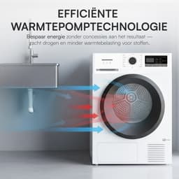 Heinner HHPD-M7N13PBKE++ Warmtepompdroger 7 kg – 16 Programma’s – Anti-Kreuk & Vochtigheidssensor – LED Display – Wit – 5 Jaar Garantie — thumbnail 8