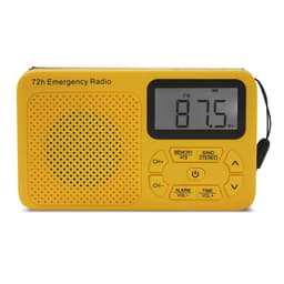 Caliber Draagbare Radio op Batterijen - Noodradio - Noodpakket Denk Vooruit - AM & FM - Koptelefoonaansluiting (HPG320Y) — thumbnail 5