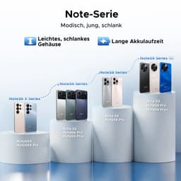 DOOGEE NOTE 56 X PRO - Smartphone - Android 16 - 32 GB RAM + 128 GB ROM / 2 TB TF - 6150 mAh - 8,45 mm ultraslank - 6,56 inch HD+ - 13 MP + 8 MP - NFC - Face ID - Gemini AI - GPS - Blauw — thumbnail 2
