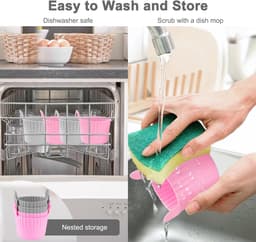 Bakjes voor Airfryer, 4 stuks Airfryer Ei Poacher BPA-vrij, Grote Muffin Hoesjes voor Airfryer, Gepocheerd Ei Vorm voor Airfryer Accessoires — thumbnail 5