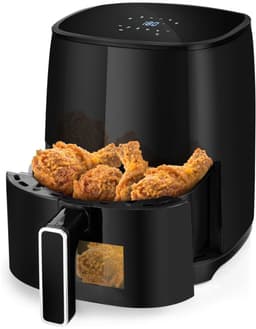 RVV® Mini airfryer - Airfryer - Airfryer klein - Zwart - ‎25cm x 30cm x 35cm — thumbnail 1