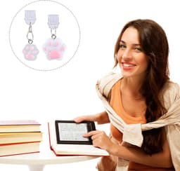 USB C Dust Plug Charm - Anti Dust Cover - Schattig Design - Cat Paw Motief - Oplaadpoort Bescherming - Compatibel met Kindle - Type-C Apparaten - Roze Kleur - Released na 2021. — thumbnail 2