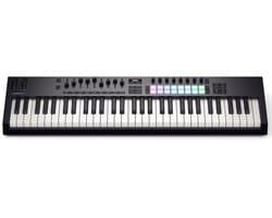 Novation Launchkey 61 MK4 - MIDI Keyboard Controller - 61 Semi-Gewogen Toetsen - 16 FSR Pads - 9 Faders - OLED Display - USB-C