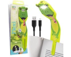 Oplaadbare 2-in-1 LED Boekenleeslamp met Klem & Boekenlegger - Ideaal voor Lezers en Schrijvers
