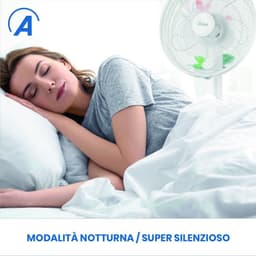 Multifunctionele 3-in-1 ventilator - Staande en tafelventilator met oscillerende functie - 5 vleugels, afstandsbediening en timer — thumbnail 3