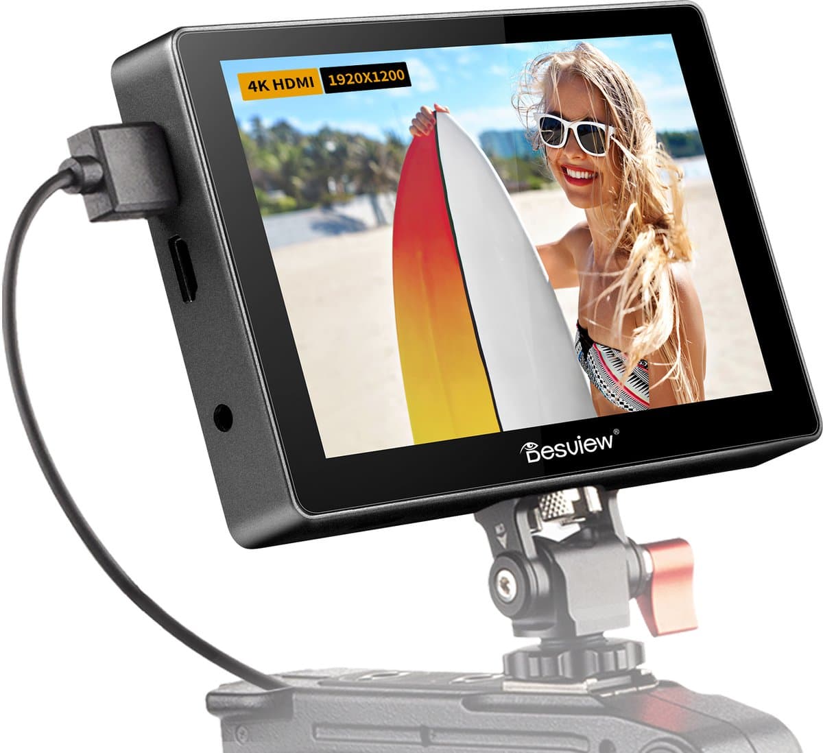 DESVIEW R7ii - 7 inch - on camera monitor - touch — afbeelding 1