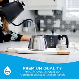 Inductie Kookplaat voor Moka Pan en Espresso machine - Voor Alle Fornuizen — thumbnail 3