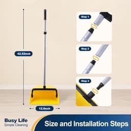 Commerciële stofpan - Perfect voor binnenplaatsen, garages en meer — thumbnail 3