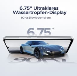DOOGEE Note 58 Smartphone-32 GB RAM- 128GB ROM- 6.75 Inch- 90 Hz -Dual 4G LTE - Android 16 -AI-camera 16 MP- OTG - Zwart — thumbnail 2