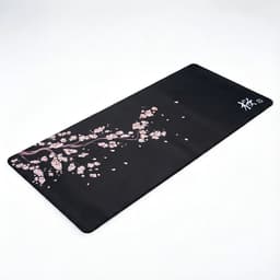 Grote Muismat 80x30 | Gaming Muismat | Zwart | XXL | Antislip | Desktop Mat | Computer Mat | Japanse blossom — thumbnail 2