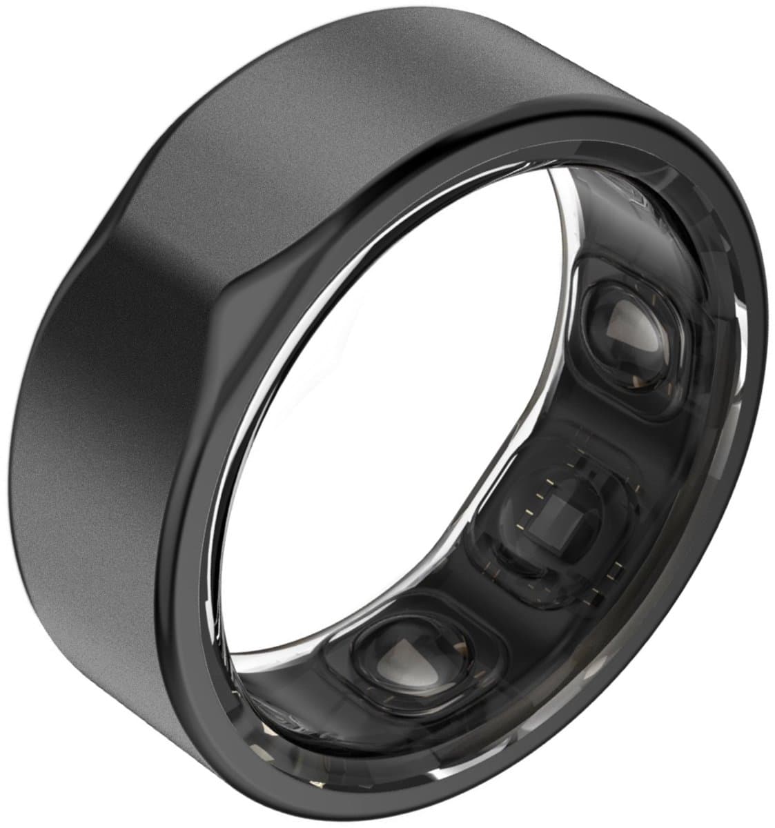 Kuno Ring 2 – Smart Ring – Slaapmonitor – Hartslag & Activiteitentracker – Stappen & Calorieën Meten – Zonder Abonnement – Waterbestendig – Zwart Maat 13 — afbeelding 1